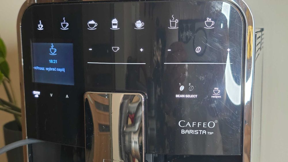 Ekspres Melitta Caffeo Barista Czarny, BeanSelect dwie kawy mleczne