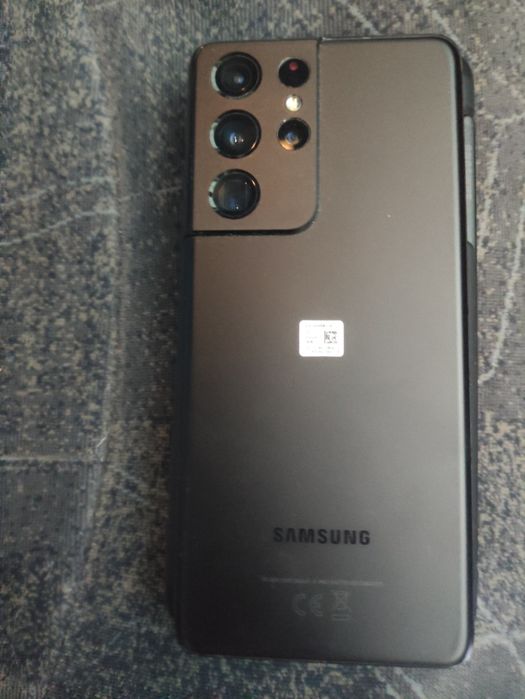 Samsung s 21 ultra como novo capa e caixa.