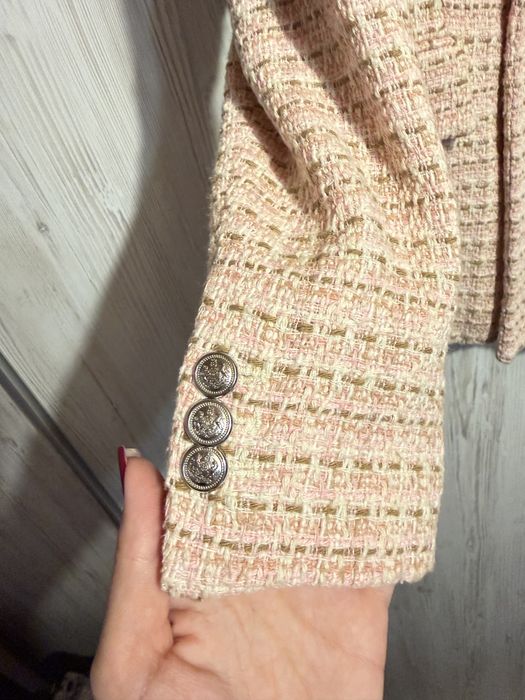 Твидовый пиджак Зара