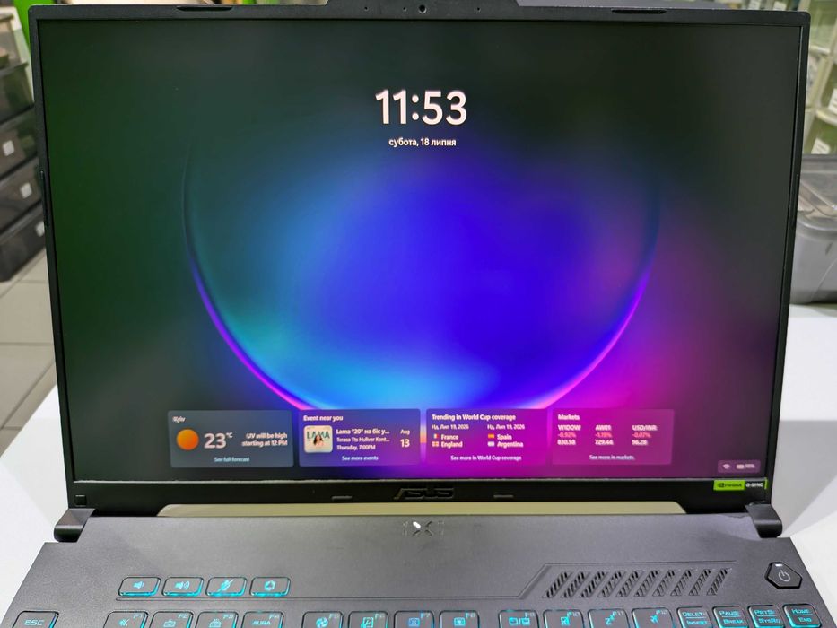 ASUS TUF Gaming A16 16"/ AMD Ryzen 9 7940HX/ 2.5k 165Hz/ RTX 4070 8GB/  24GB/ 256GB SSD/ Windows 11