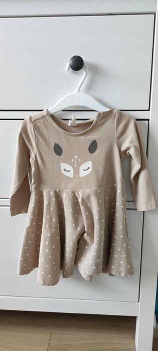 Sukienka H&M rozmiar 74 (6-9 miesięcy)