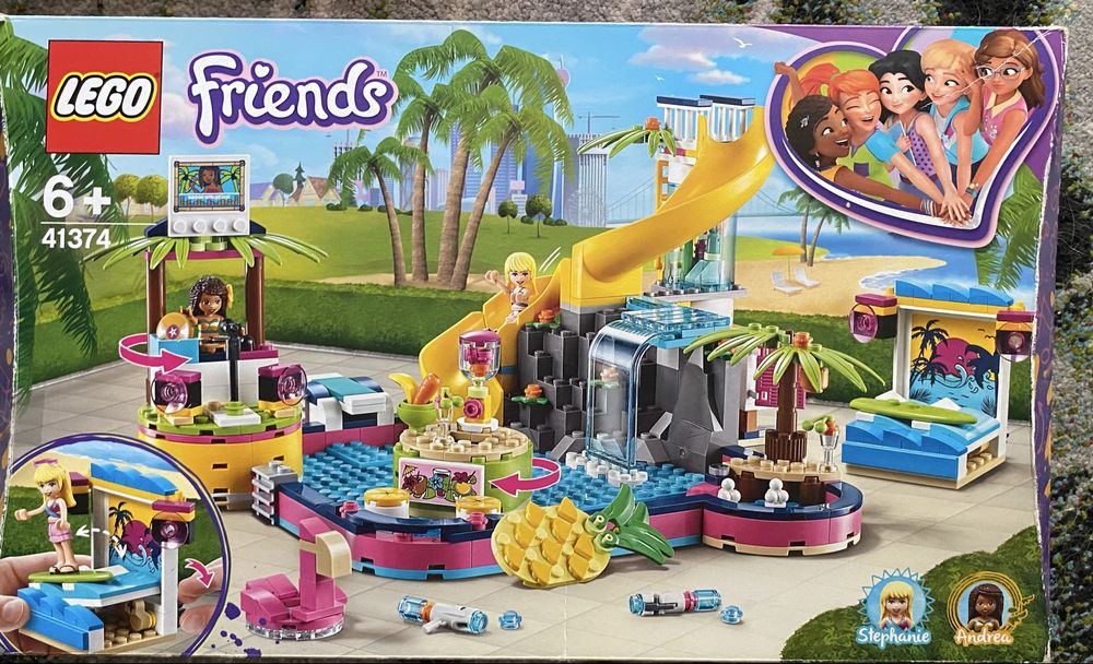 Lego Friends - Impreza Andrei na basenie