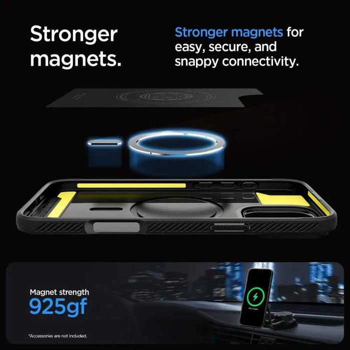 Чехол Spigen Rugged Armor MagFit для iPhone 16 Pro Max Matte Black