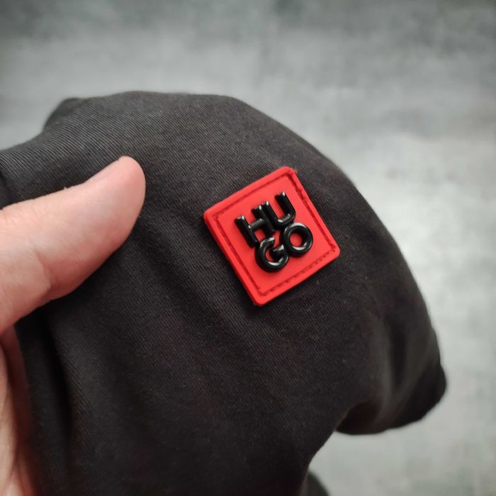 MĘSKA Koszulka Bawełna PREMIUM Elegancka Polo Kołnierzyk Hugo Boss Logo
