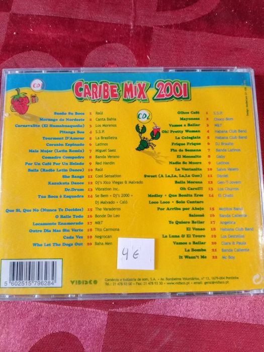 CD duplo Caribe Mix 2001