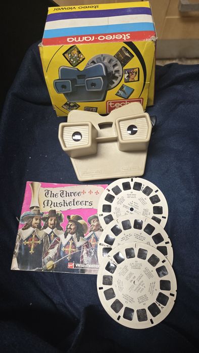 Viewmaster com 3 filmes