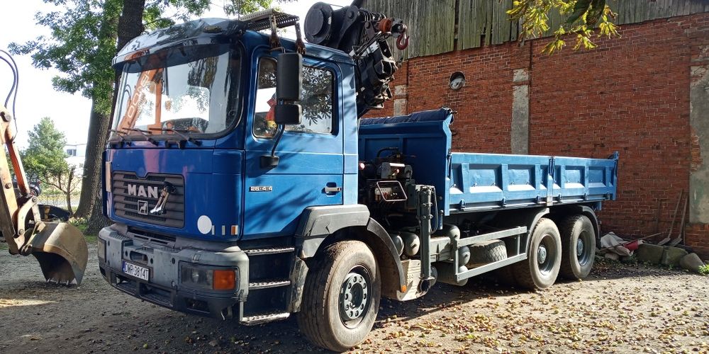 MAN 26.414 wywrotka HDS