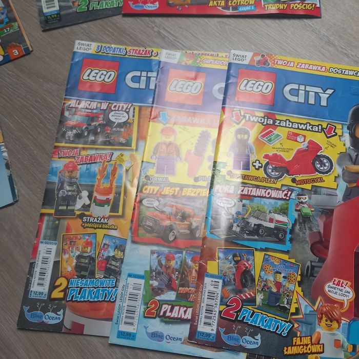 Komiksy lego city 14 sztuk