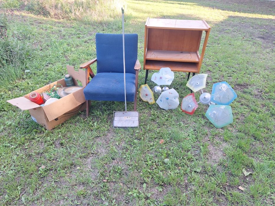 Mix prl fotel talerze i inne