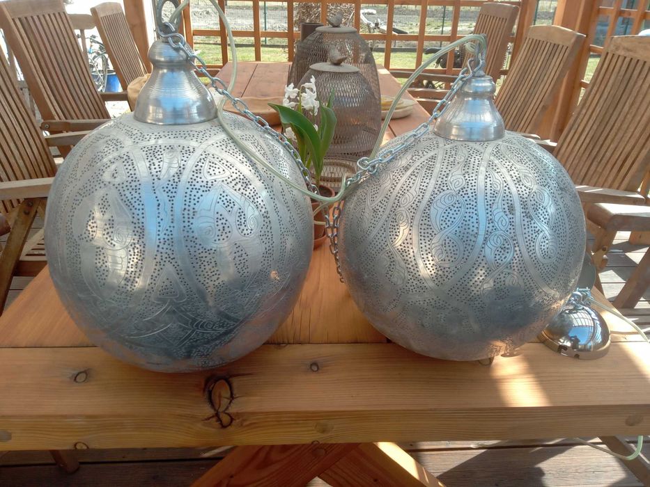 Lampa w stylu Egipt aluminiowe fi 30