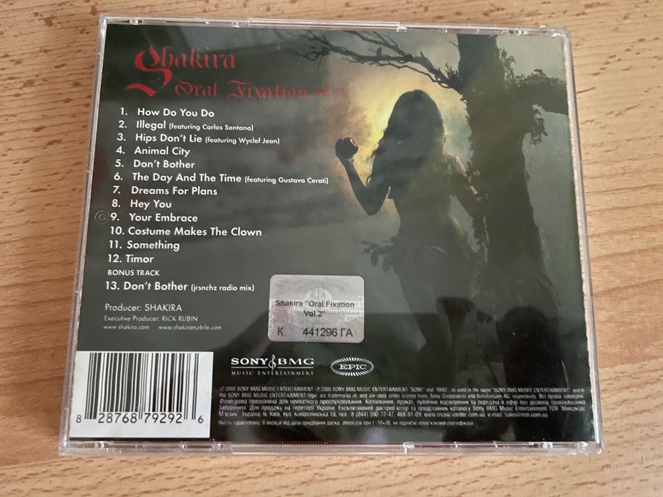 CD компакт-диск Mylene Farmer Kylie Minogue Shakira ліцензія нові