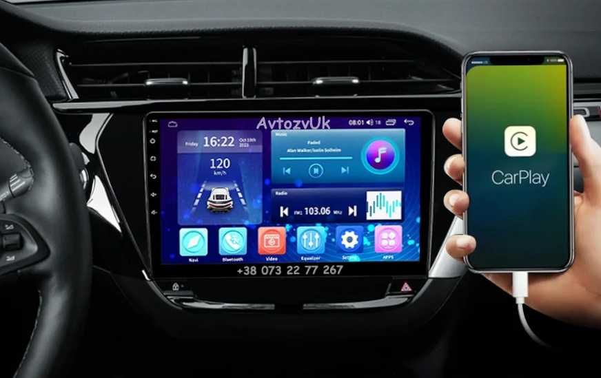 Магнитола Opel AGILA TIGRA KARL COMBO CORSA Suzuki SPLASH Android 16