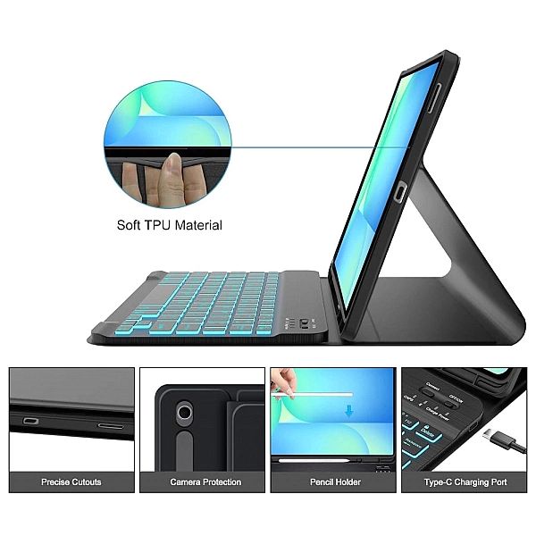 Etui Tech-Protect SC Pen + Keyboard na Samsung Galaxy Tab S10 FE+ 13.1
