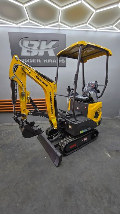 Nowa Minikoparka BK1250JSR JOYSTICK skrętne ramie Berger Kraus