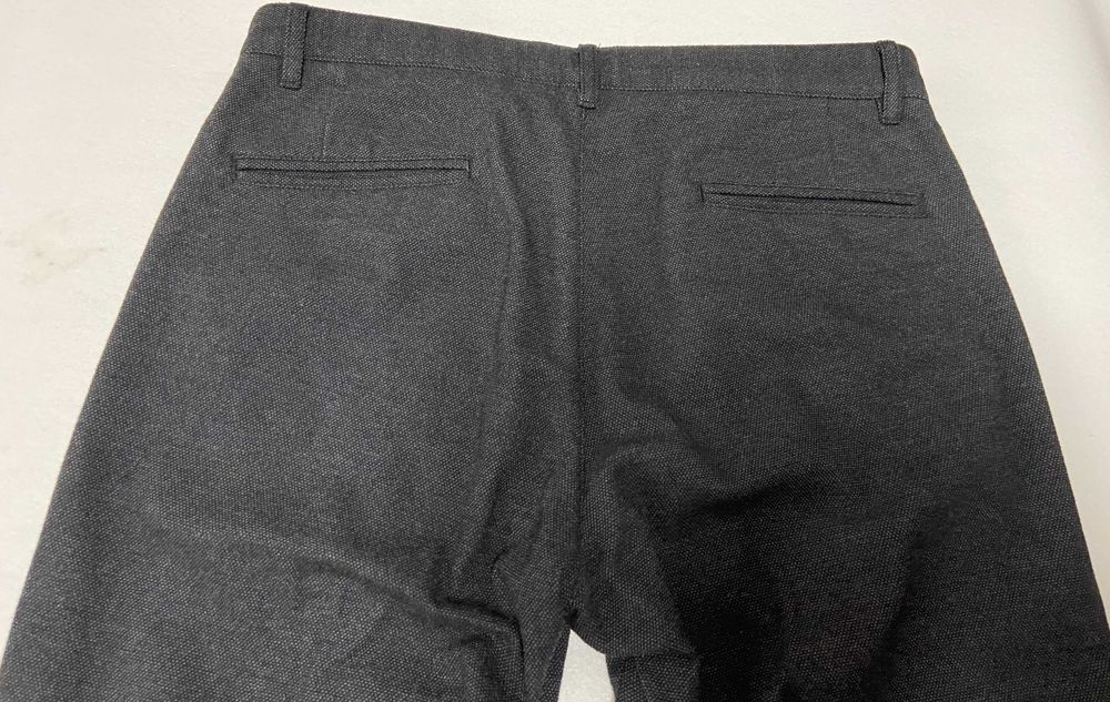 Calças Cortefiel Algodao Preto Tamanho 40 Slim Fit