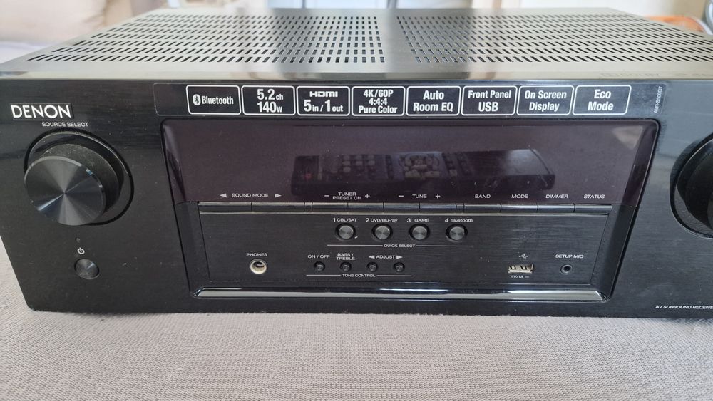 Ресівкр denon AVR-S50OBT bluetooth