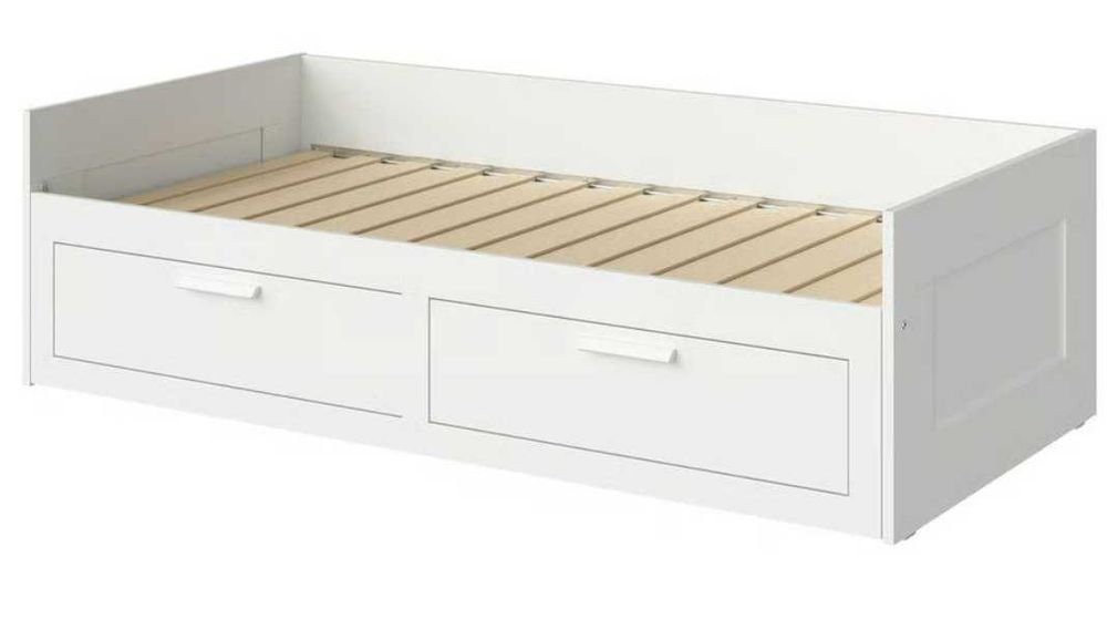 Cama Brimnes branca IKEA