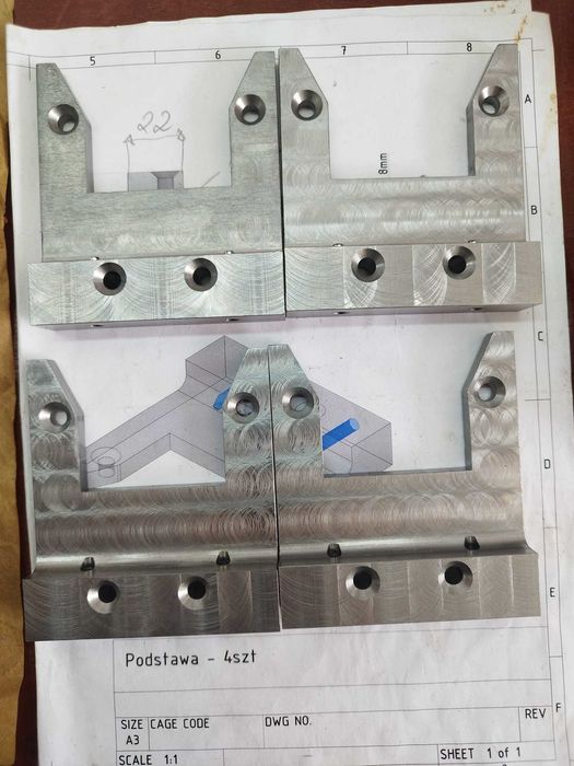 Frezowanie CNC stali i metali