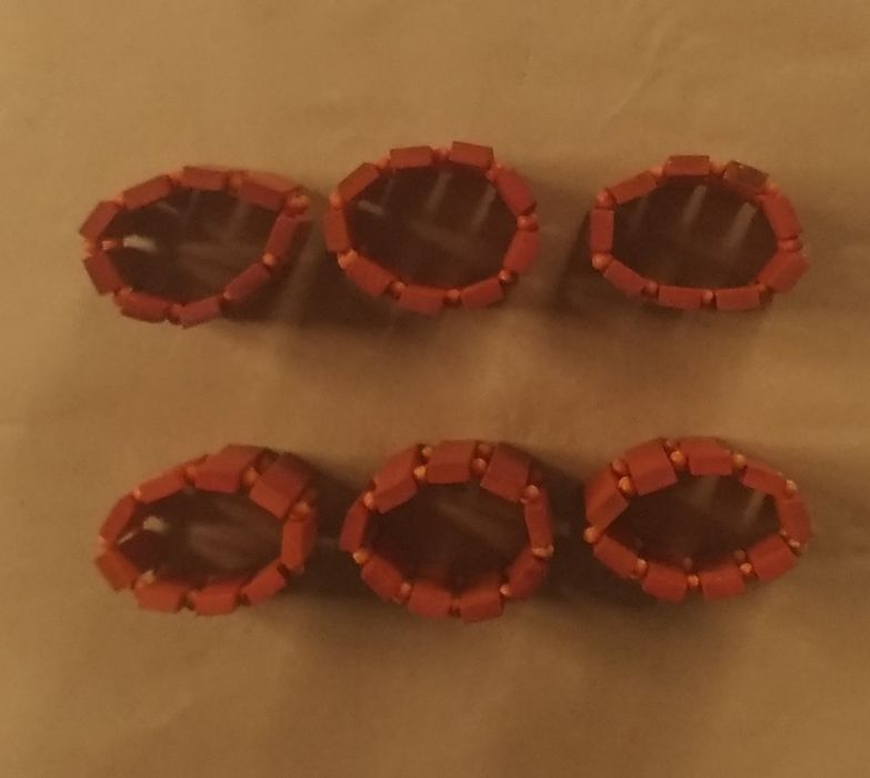 Conjunto 6 Aneis Guardanapos