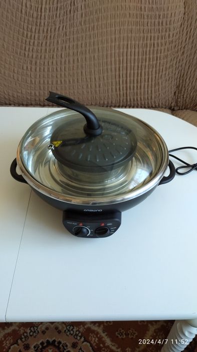 Електро пательня-гріль,фондю