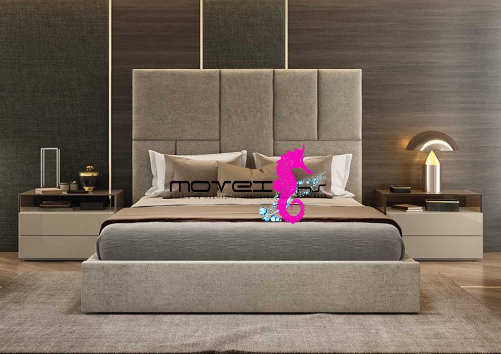 Cama Estofada+ Estrado Novo