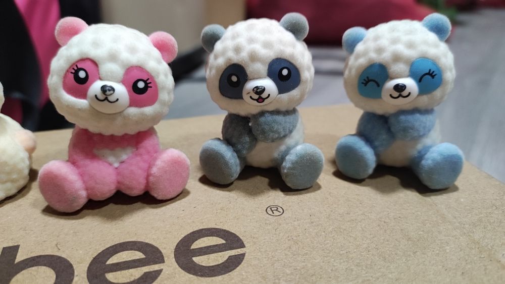 Фігурка панда зайчик fuzzy I love topps pandas