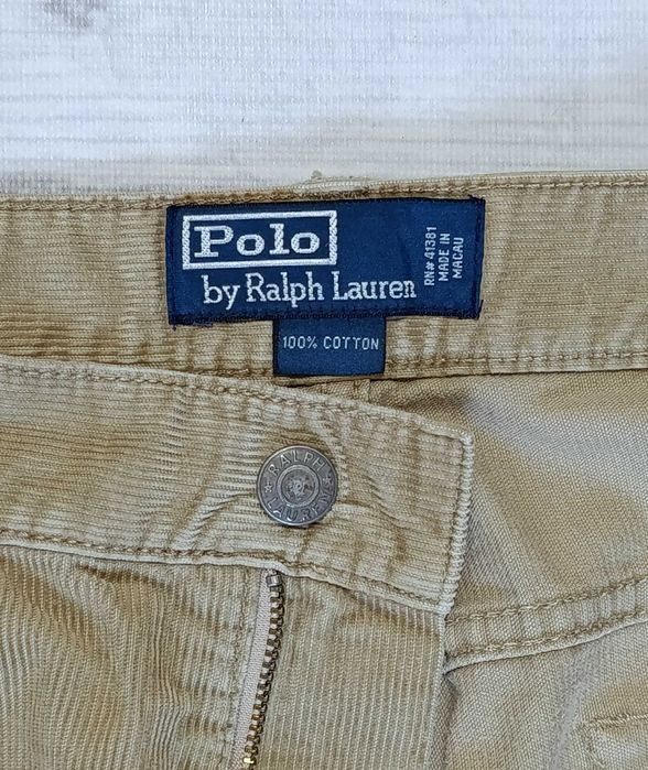 Spodnie Polo Ralph Lauren sztruks W34 L34