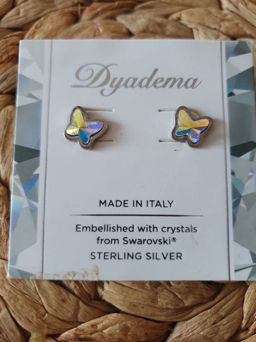 Dyadema srebrne kolczyki