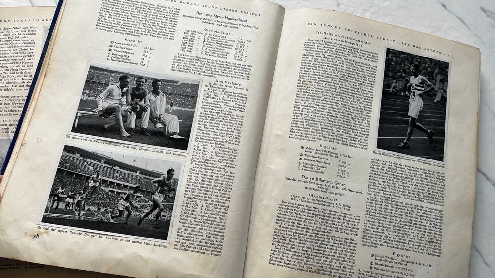 Olimpiada 1936 - Tom I i II (dwa tomy) - Adolf Hitler - Olympia 1936