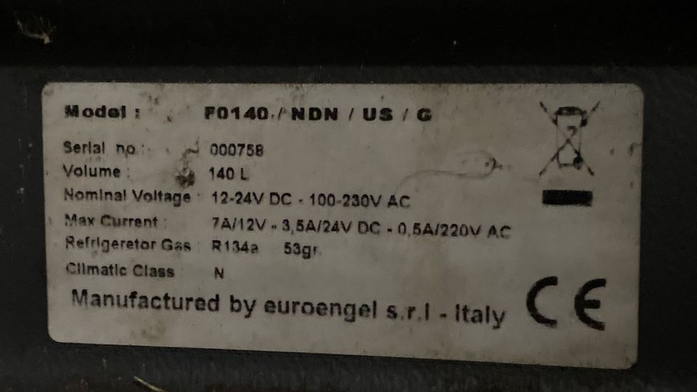 Frigorico para carrinha bens alimentares