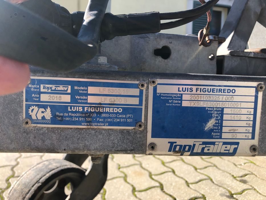 atrelado Toptrailer para barco