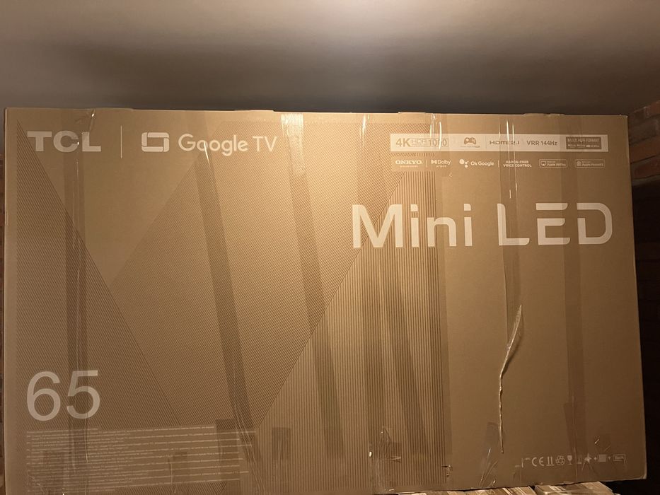 Smart TV TCL C835 65 cali Mini LED 4K 144hz