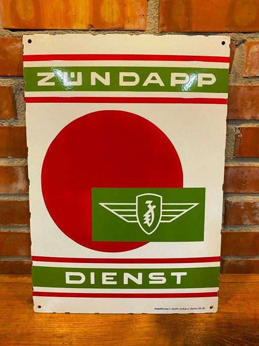 Szyld emaliowany, reklama blacha