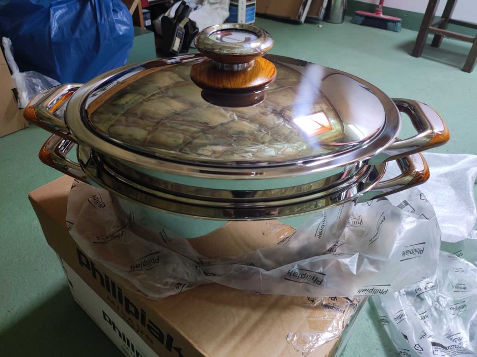 Philipiak NOWY owalny garnek gęsiarka