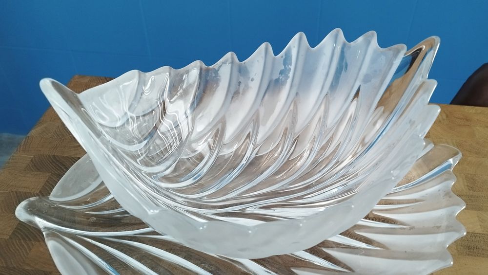 Fruteira com travessa em vidro