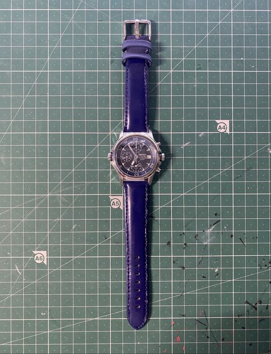 Seiko Watch (The Great Blue Chronograph)