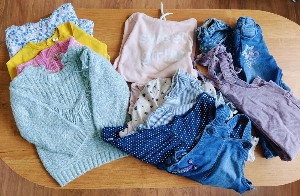 Mega paka ubrań rozmiar 86 różne firmy