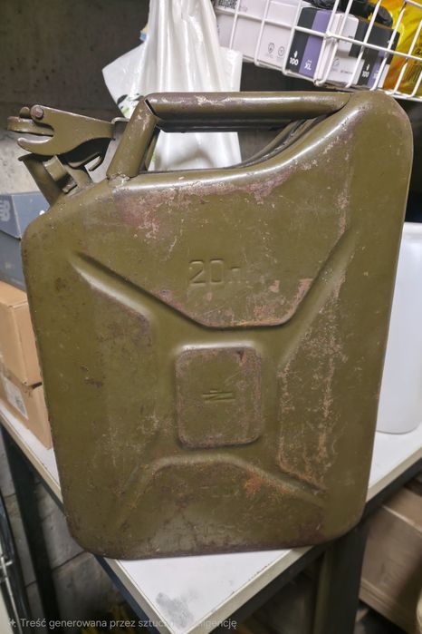 Kanister metalowy 20l