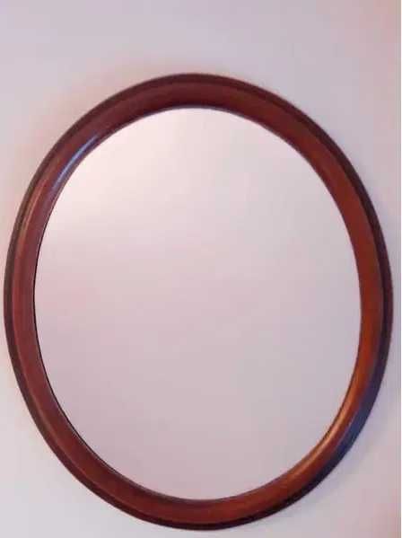 Espelho antigo em mogno (60 x 70cm) em bom estado