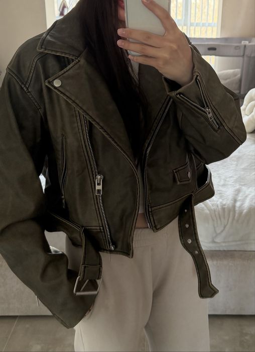 Оверсайз косуха у вінтажному стилі Zara