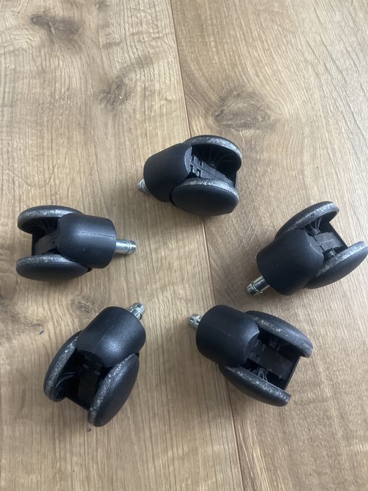 Kółka obrotowe do fotela biurowego 5 sztuk