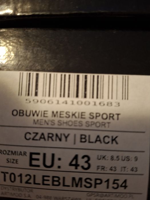 Męskie buty sportowe