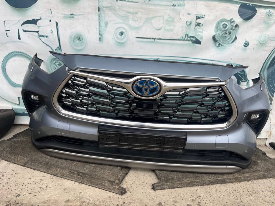 Toyota Highlander 2020-2026 бампер передний взборі всборе бампер тойота хайлендр
