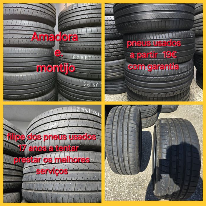 Pneus usados, ocasião seminovos amadora, montijo