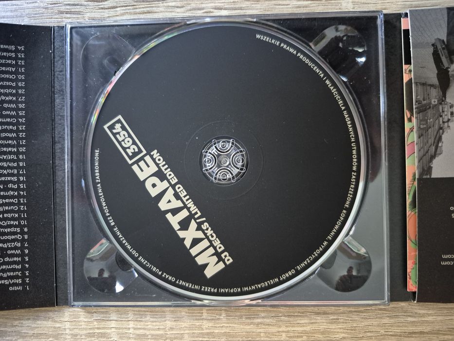 DJ Decks – Mixtape 3654 (2018) Limited Edition CD + AUTOGRAF