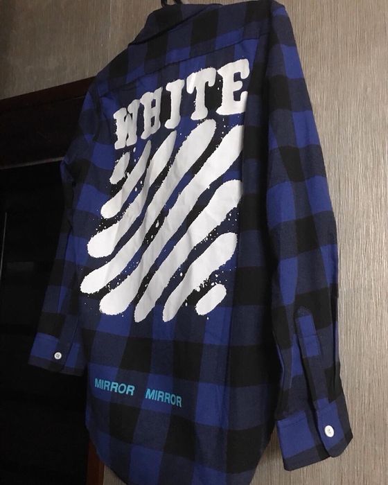 Off White Рубашка Spray не Футболка