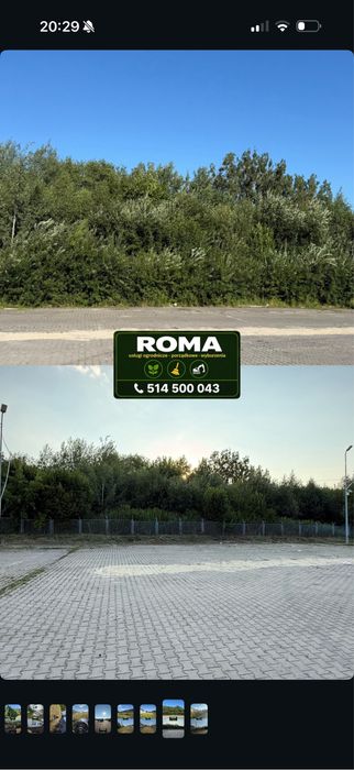 Zakładanie ogrodów, glebogryzarka separacyjna, koszenie, rębak, minikoparka