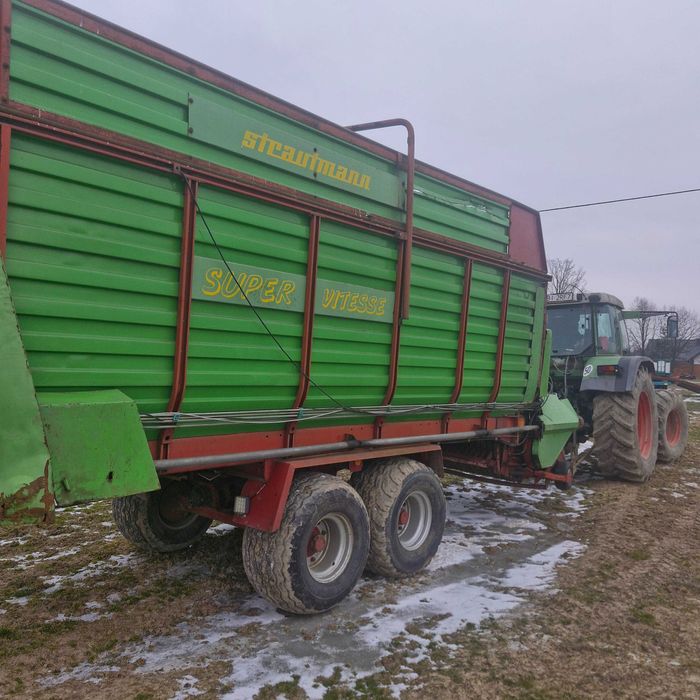 Przyczepa samozbierająca strautmann super vitesse
