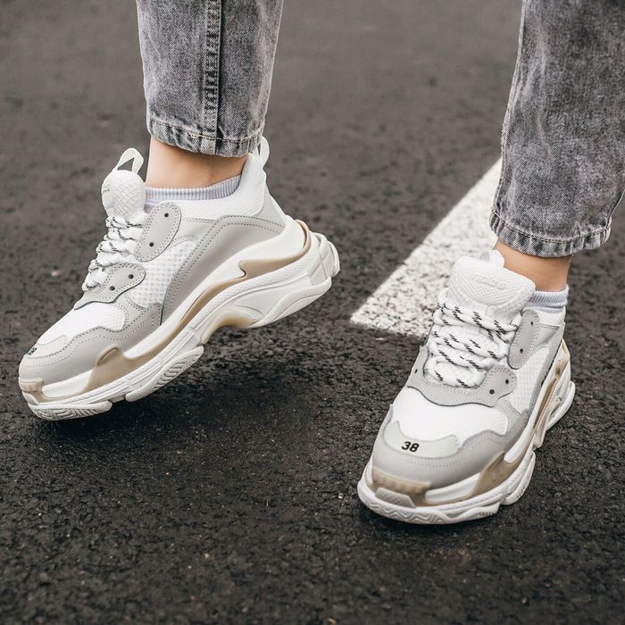 Buty Balenciaga Triple S White 36-40 unisex trampki
