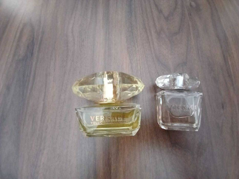 2 miniaturas Versace Yellow Diamond e Bright Crystal
